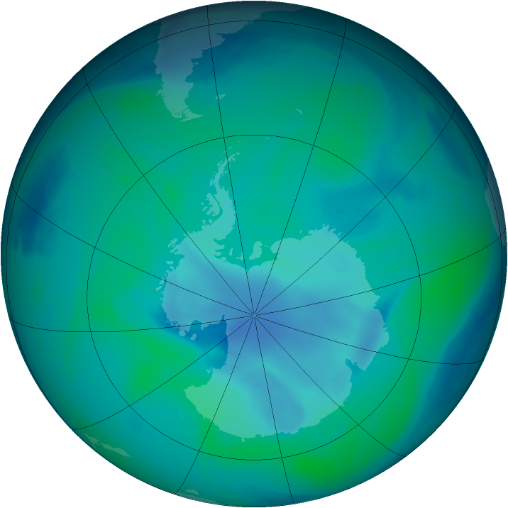 Ozone Map 2006-12-31